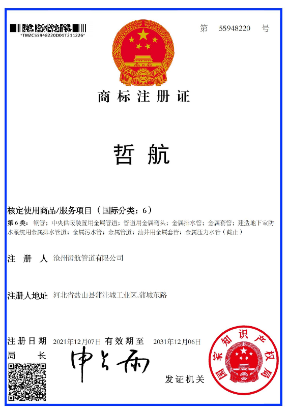 商標(biāo)注冊證(圖1)